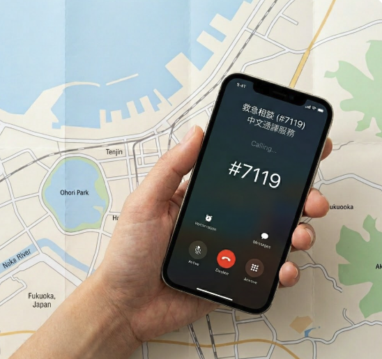 撥打 #7119 或醫療諮詢熱線