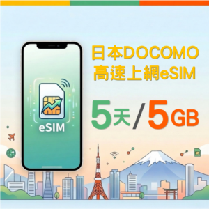 Docomo eSM-5Days/5GB