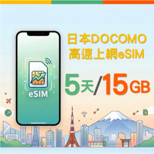 Docomo eSM-5Days/15GB